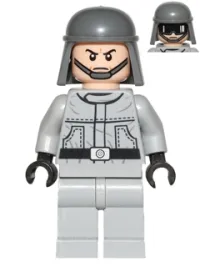 LEGO Imperial AT-ST Pilot / Driver (Plain Helmet, Dual Sided Head) minifigure