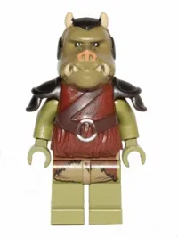 LEGO Gamorrean Guard (Olive Green, Detailed) minifigure