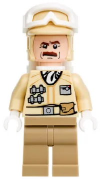 LEGO Hoth Rebel Trooper Tan Uniform (Moustache) minifigure