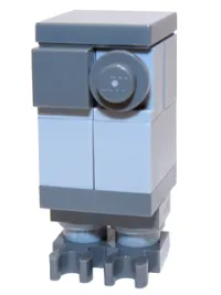 LEGO Gonk Droid (GNK Power Droid), Light Bluish Gray Body and Dark Bluish Gray Legs minifigure
