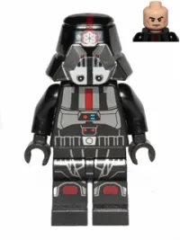 LEGO Sith Trooper - Black Armor with Printed Legs minifigure