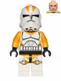 LEGO Clone Trooper, 212th Attack Battalion (Phase 2) - Bright Light Orange Arms, Large Eyes minifigure