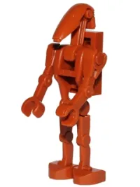 LEGO Battle Droid Dark Orange with Back Plate minifigure