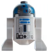 LEGO Astromech Droid, R2-D2, Flat Silver Head minifigure