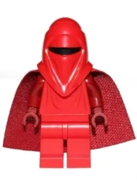 LEGO Royal Guard with Dark Red Arms and Hands (Spongy Cape) minifigure