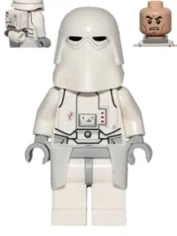 LEGO Snowtrooper, Light Bluish Gray Hips, Light Bluish Gray Hands, White Kama minifigure