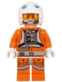 LEGO Snowspeeder Pilot - White Helmet, Headset minifigure