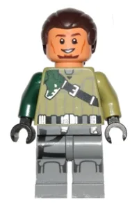 LEGO Kanan Jarrus (Dark Brown Hair and Eyebrows) minifigure
