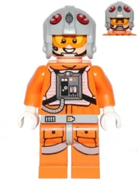 LEGO Snowspeeder Pilot - Light Bluish Gray Helmet minifigure