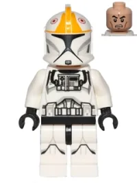 LEGO Clone Trooper Pilot (Phase 1) - Printed Legs, Scowl minifigure