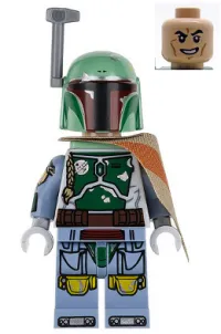 LEGO Boba Fett - Pauldron, Helmet, Jet Pack, Printed Arms and Legs minifigure