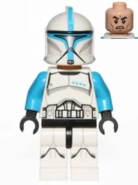 LEGO Clone Trooper Lieutenant (Phase 1) - Printed Legs, Scowl minifigure