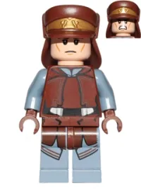 LEGO Naboo Security Officer - Light Nougat Head minifigure