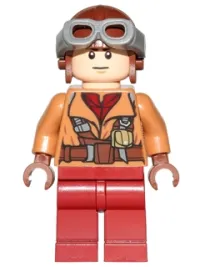 LEGO Naboo Fighter Pilot - Medium Nougat Jacket minifigure