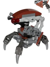 LEGO Droideka - Destroyer Droid (Reddish Brown Triangles with Stickers) minifigure