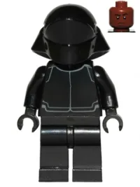 LEGO First Order Crew Member (Fleet Engineer / Gunner) - Reddish Brown Head minifigure