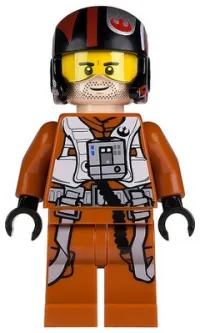 LEGO Poe Dameron (Pilot Jumpsuit, Helmet) minifigure