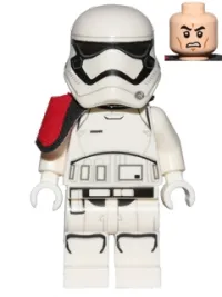 LEGO First Order Stormtrooper Officer (Rounded Mouth Pattern) minifigure