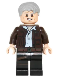 LEGO Han Solo, Old (Lopsided Grin) minifigure