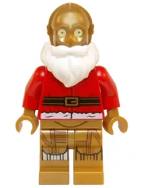 LEGO Santa C-3PO minifigure