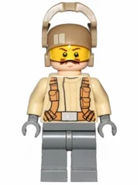 LEGO Resistance Trooper - Tan Jacket, Moustache minifigure