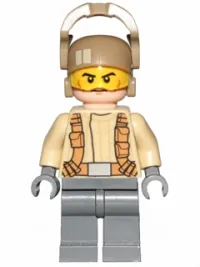 LEGO Resistance Trooper - Tan Jacket, Frown, Cheek Lines minifigure