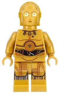 LEGO C-3PO - Colorful Wires, Printed Legs minifigure
