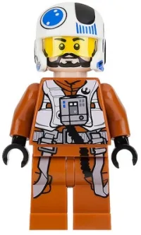 LEGO Resistance Pilot X-wing (Temmin 'Snap' Wexley) minifigure