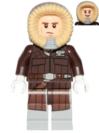 LEGO Han Solo - Parka, Dark Brown Coat (Hoth) minifigure
