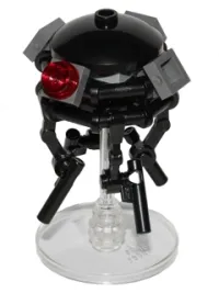 LEGO Imperial Probe Droid, Dark Bluish Gray Sensors (Reddish Brown Round Plate Inside) minifigure