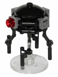 LEGO Imperial Probe Droid, Dark Bluish Gray Sensors (Dark Bluish Gray Round Plate Inside) minifigure