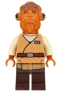LEGO Admiral Ackbar (Medium Nougat Robe) minifigure