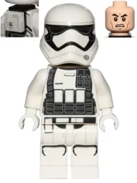 LEGO First Order Heavy Assault Stormtrooper (Rounded Mouth Pattern) - Backpack, Ammo Pouch Print minifigure