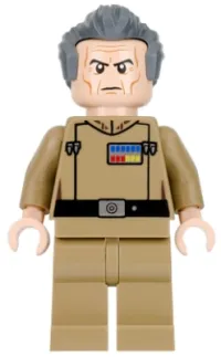 LEGO Grand Moff Wilhuff Tarkin - Dark Tan Uniform minifigure