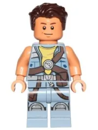 LEGO Zander - Sand Blue Jacket minifigure