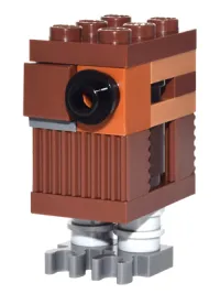 LEGO Gonk Droid (GNK Power Droid), Reddish Brown minifigure