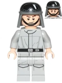 LEGO Imperial AT-ST Driver (Helmet with Goggles, Light Bluish Gray Jacket) minifigure