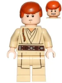 LEGO Obi-Wan Kenobi (Young, Printed Legs, without Cape) minifigure