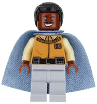 LEGO Lando Calrissian - General Insignia (Light Bluish Gray Legs) minifigure