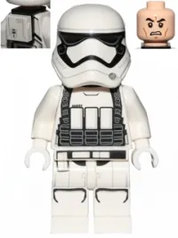 LEGO First Order Heavy Assault Stormtrooper (Rounded Mouth Pattern) - Backpack minifigure