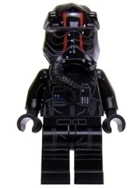 LEGO First Order TIE Pilot, Two Red Stripes on Helmet minifigure