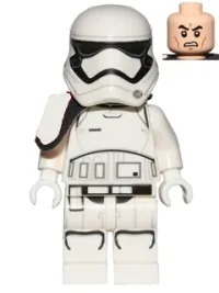 LEGO First Order Stormtrooper Squad Leader (Rounded Mouth Pattern) minifigure