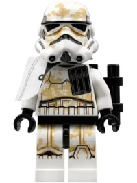 LEGO Sandtrooper (Sergeant) - White Pauldron, Ammo Pouch, Dirt Stains, Survival Backpack minifigure