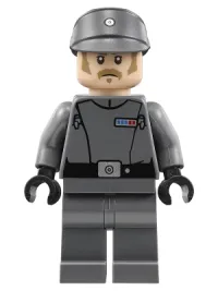 LEGO Imperial Recruitment Officer (Chief / Navy Captain) minifigure