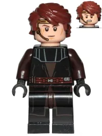 LEGO Anakin Skywalker (Black Legs, Headset) minifigure