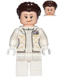 LEGO Princess Leia (Hoth Outfit White, Crooked Smile) minifigure