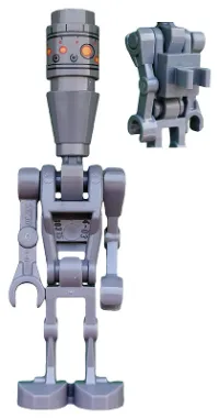LEGO IG-88 without Round 1 x 1 Plate minifigure