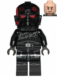 LEGO Inferno Squad Agent (Open Mouth, Grimacing) minifigure