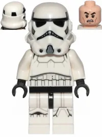 LEGO Stormtrooper (Dual Molded Helmet, Black Squares on Back, Grimacing) minifigure