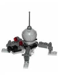 LEGO Dwarf Spider Droid (Light Bluish Gray Dome, Mini Blaster/Shooter) minifigure
